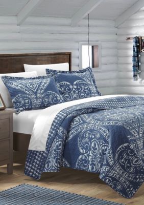 Chic Home Napoli Complete Quilt Set With Sheets Navy Belk