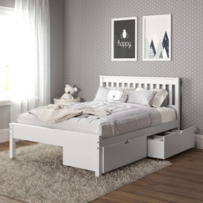 Donco Kids Full Contempo Bed With Dual Under Bed Drawers