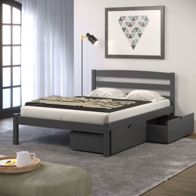 Donco Kids Full Econo Bed With Dual Under Bed Drawers