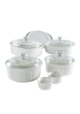 Corningware French White 18-Pc. Bakeware Set - Macy's