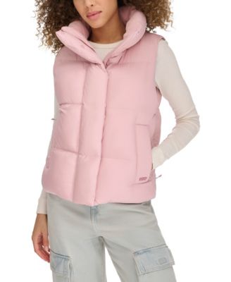 Levi's Women's Quilted Puffer Vest, Mauve, XS
