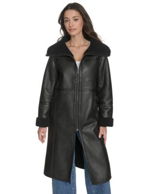 Maxi Faux Shearling Coat