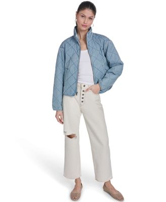 Levi's Women's Diamond Quilted Cotton Jacket, XL