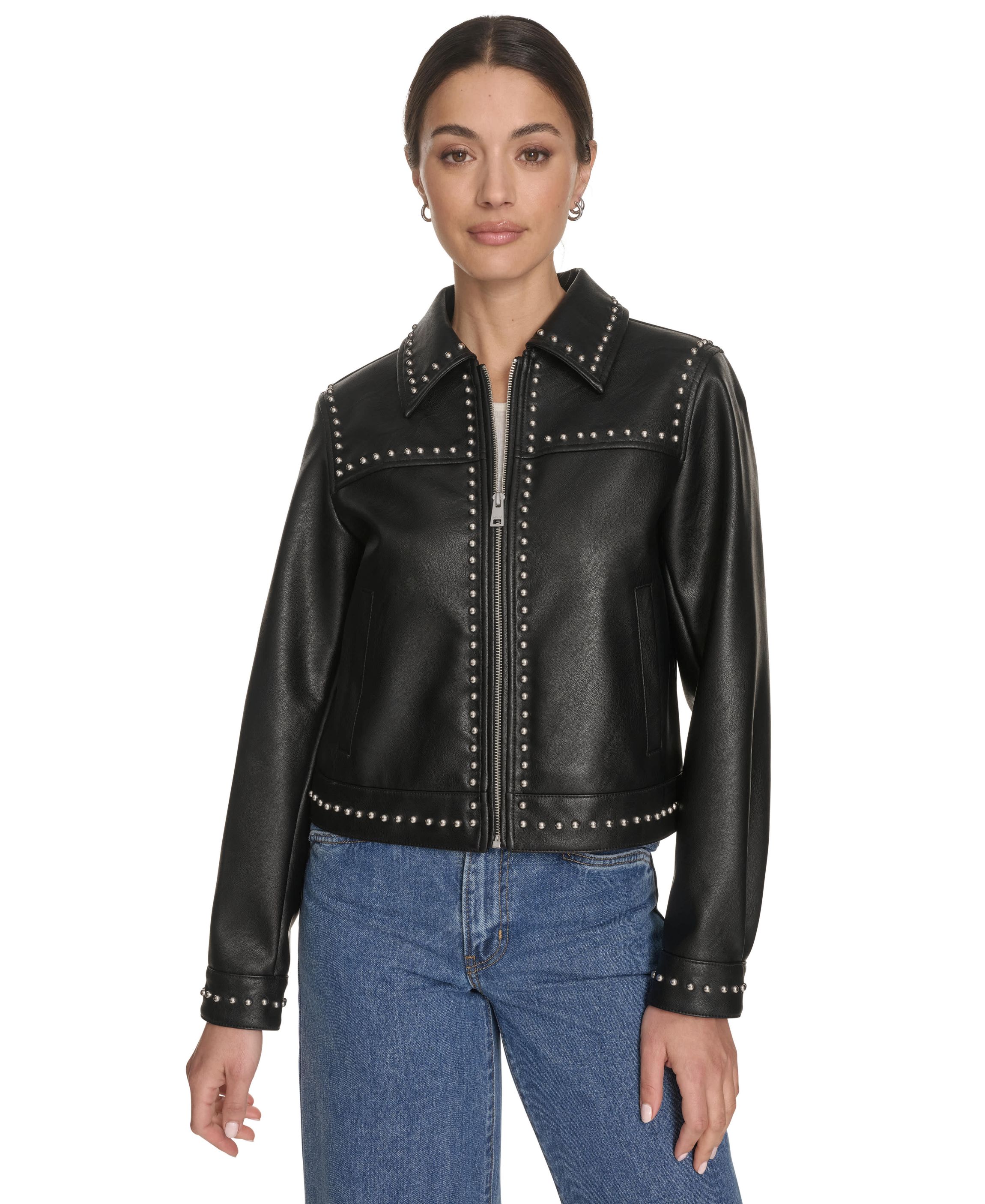 Levi's® Studded Faux Leather Jacket | Belk