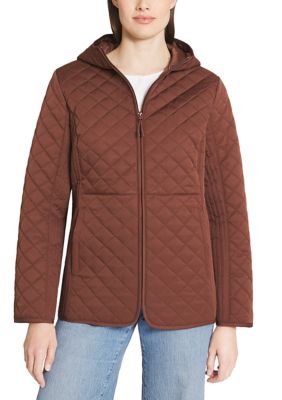 LANDS' END Women's Quilted Jacket, Large