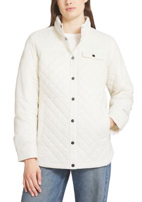 LANDS' END Women's Quilted Jacket, Large
