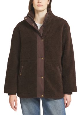 LANDS' END Women's Teddy Bear Sherpa Jacket