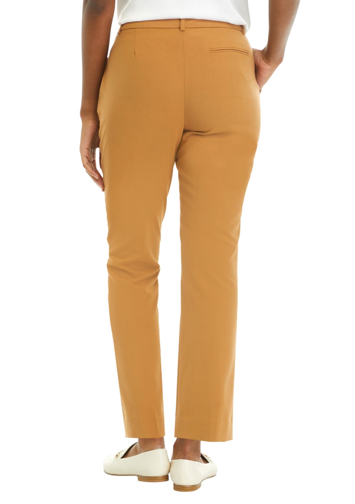 Womens Straight Leg Woven Pants 