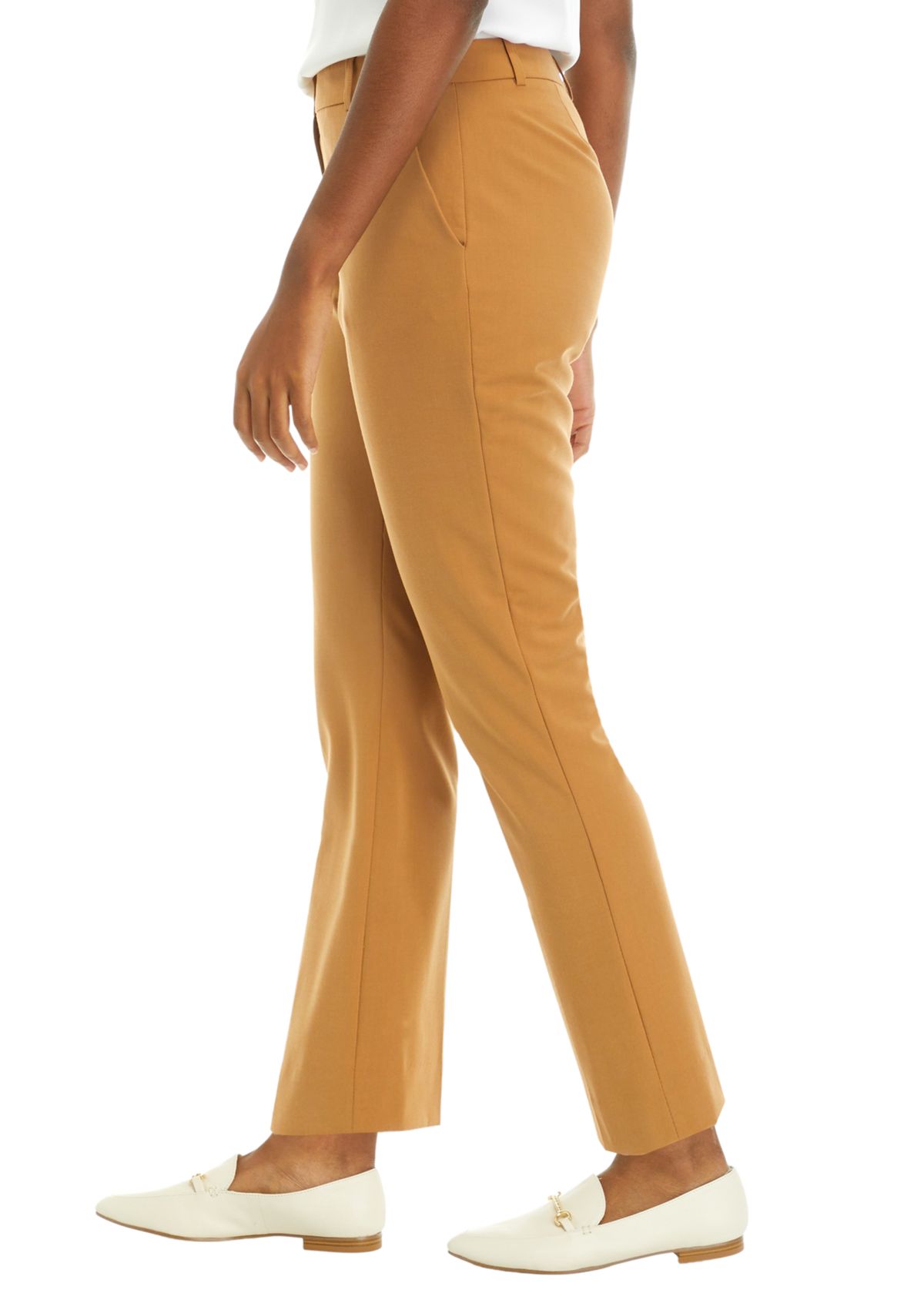 Womens Straight Leg Woven Pants 