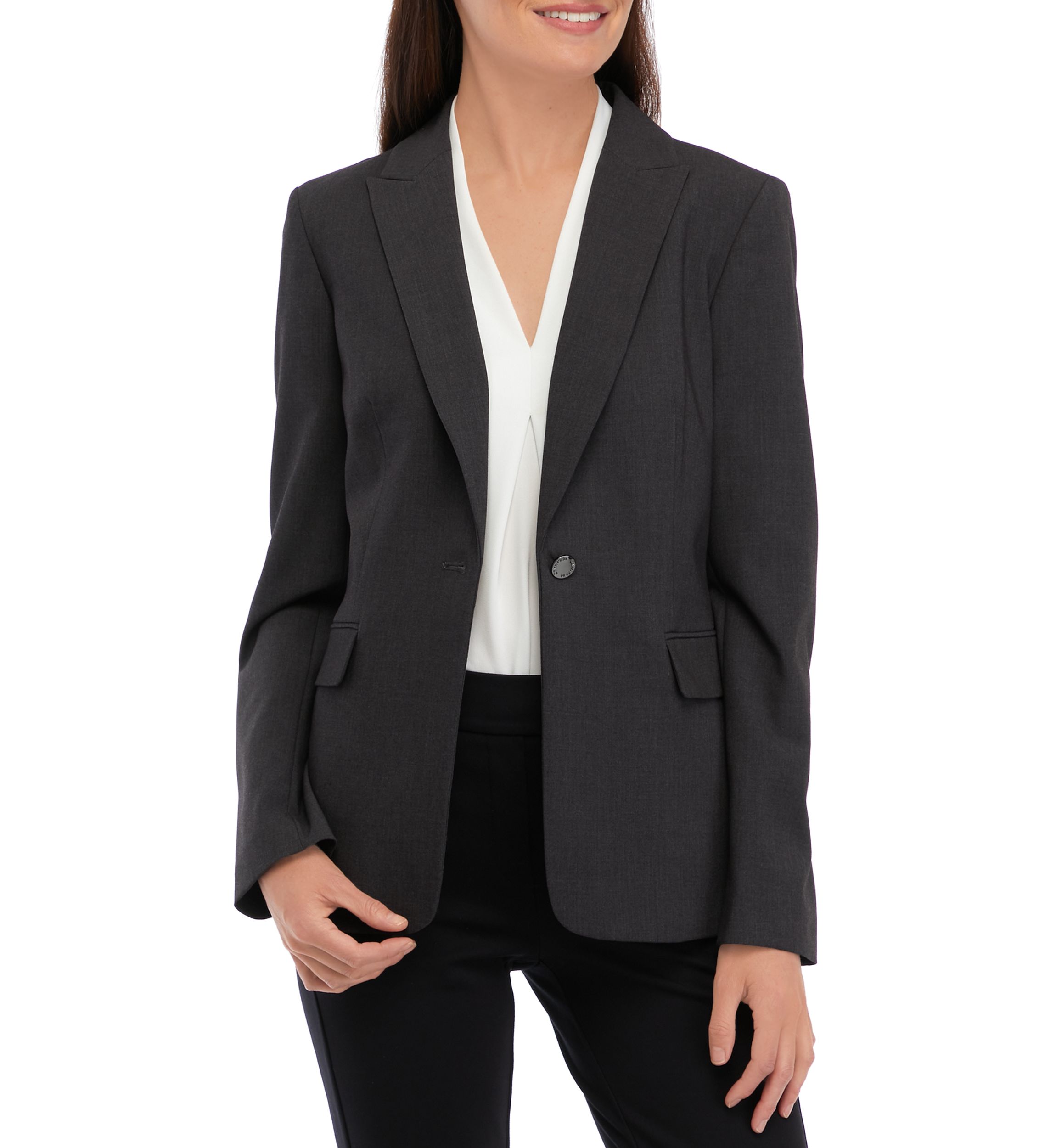 Womens One Button Jacket