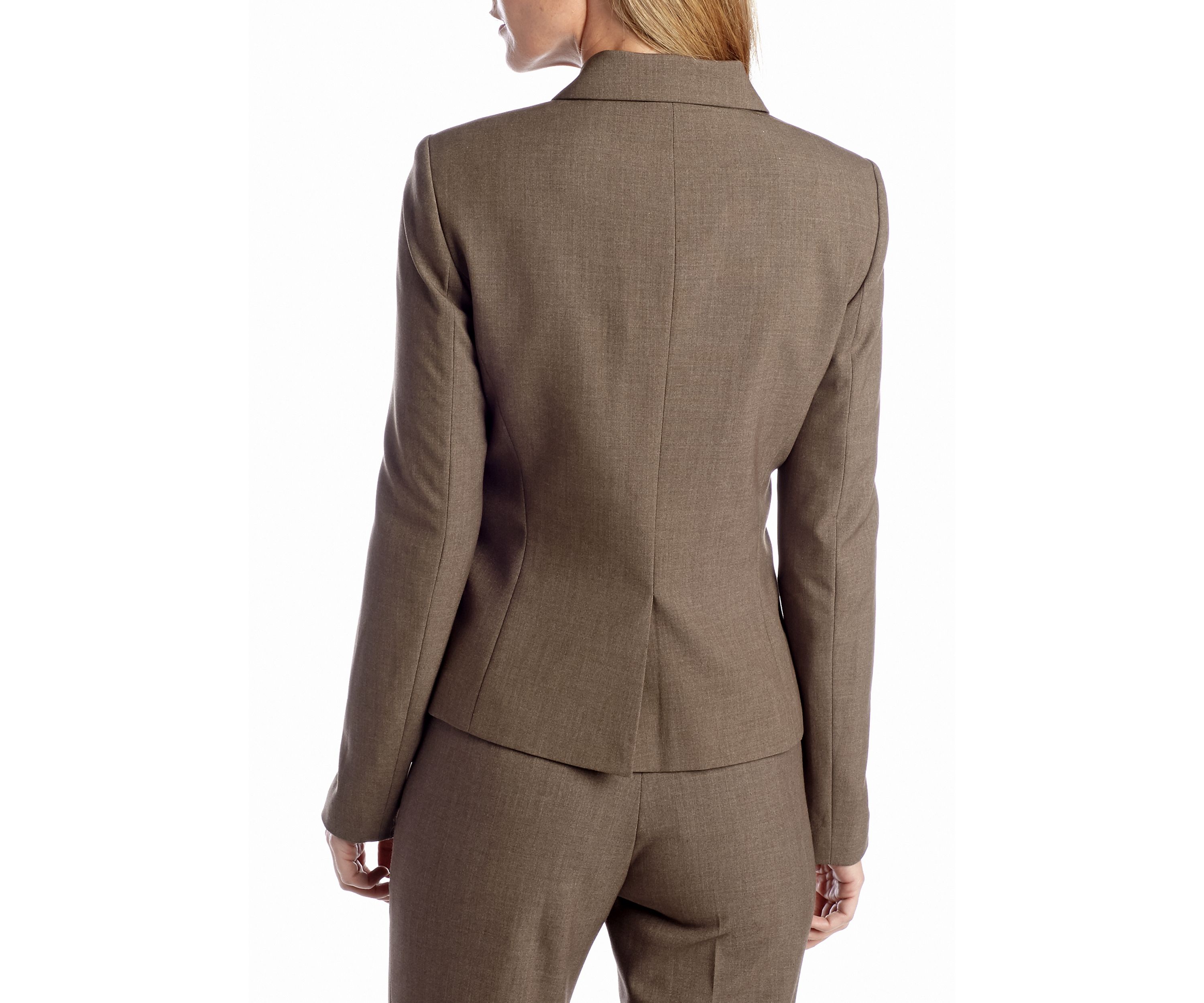 Notched Collar Suit Jacket