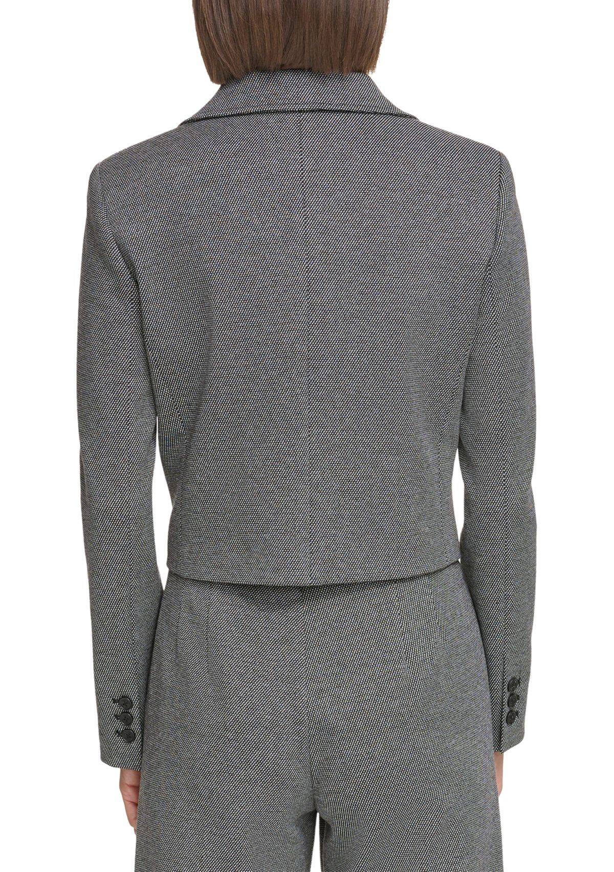 Womens Cropped Open Jacket 
