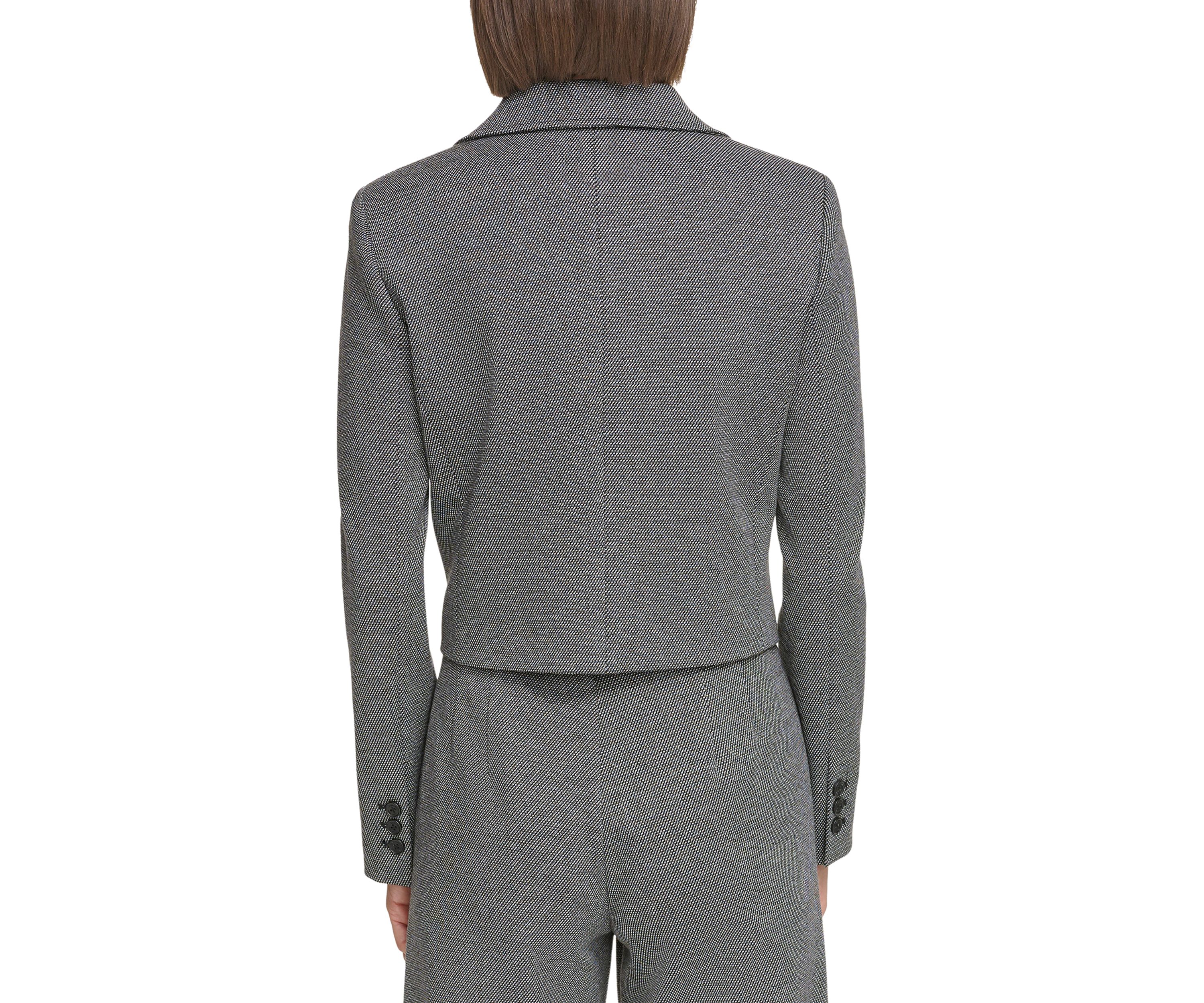 Womens Cropped Open Jacket 