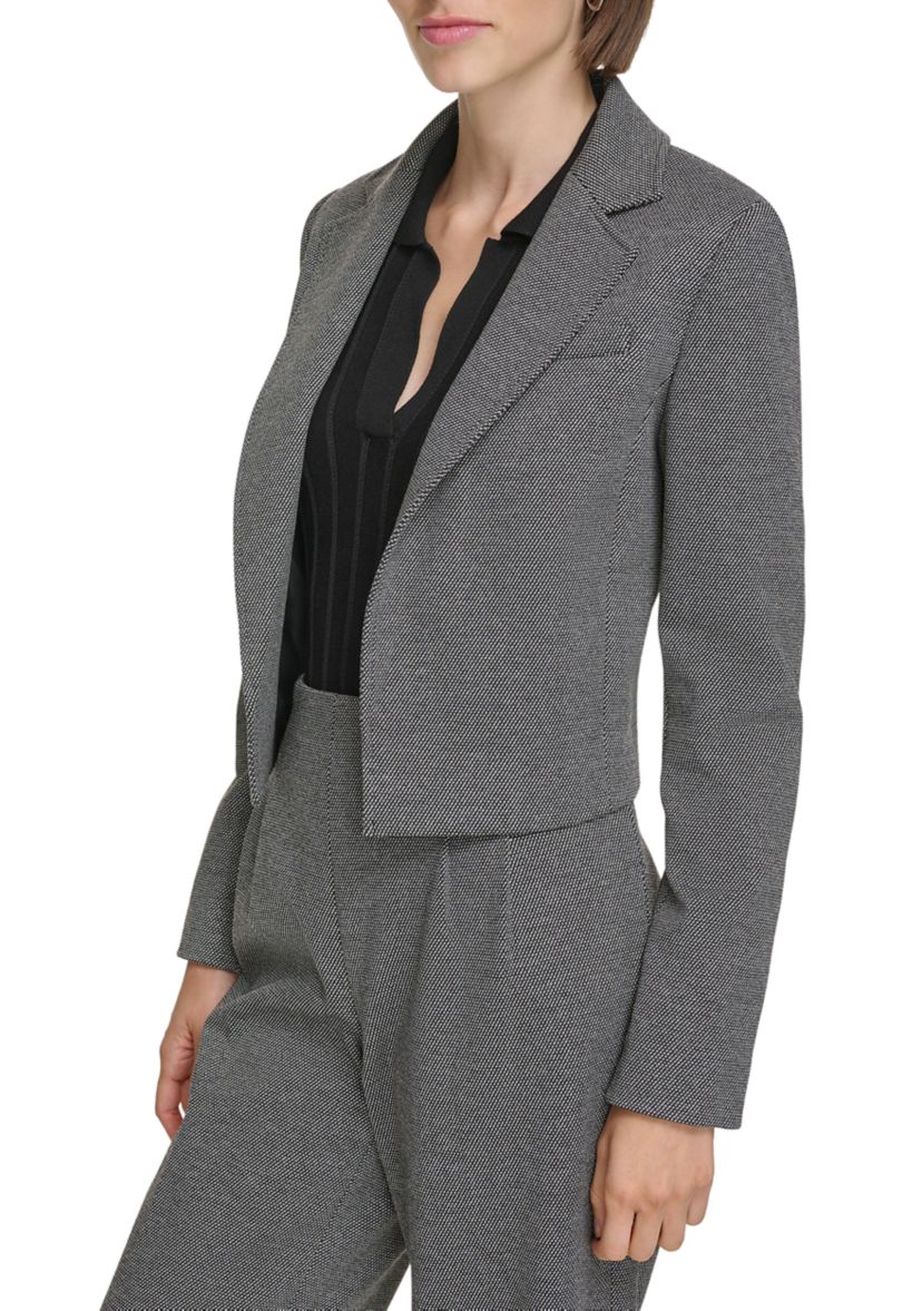 Womens Cropped Open Jacket 