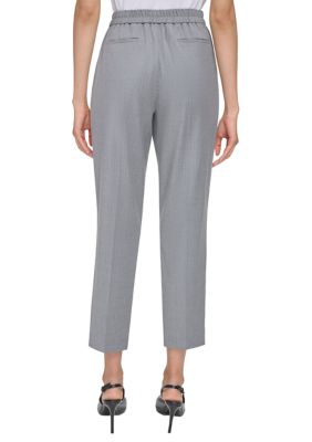 Women's Pleat Front Pinstripe Pants