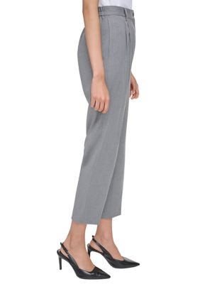 Women's Pleat Front Pinstripe Pants