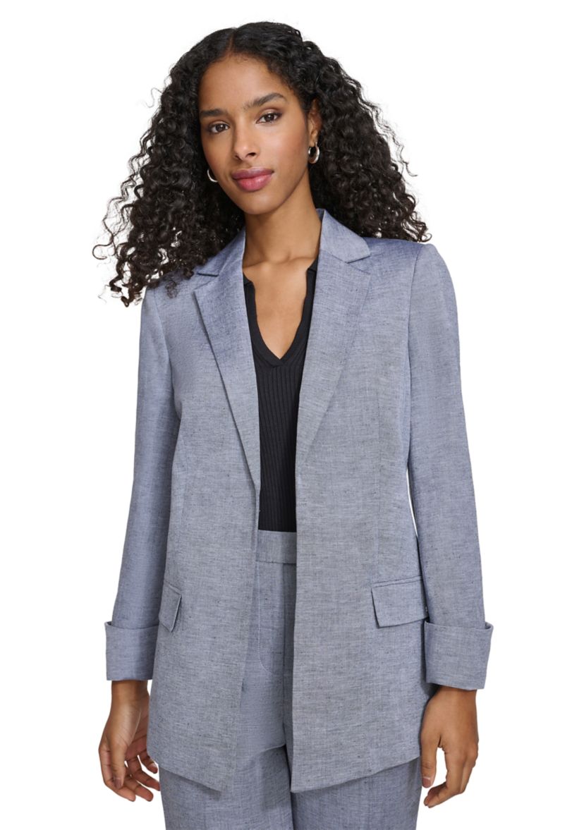 Womens Novelty Open Front Jacket