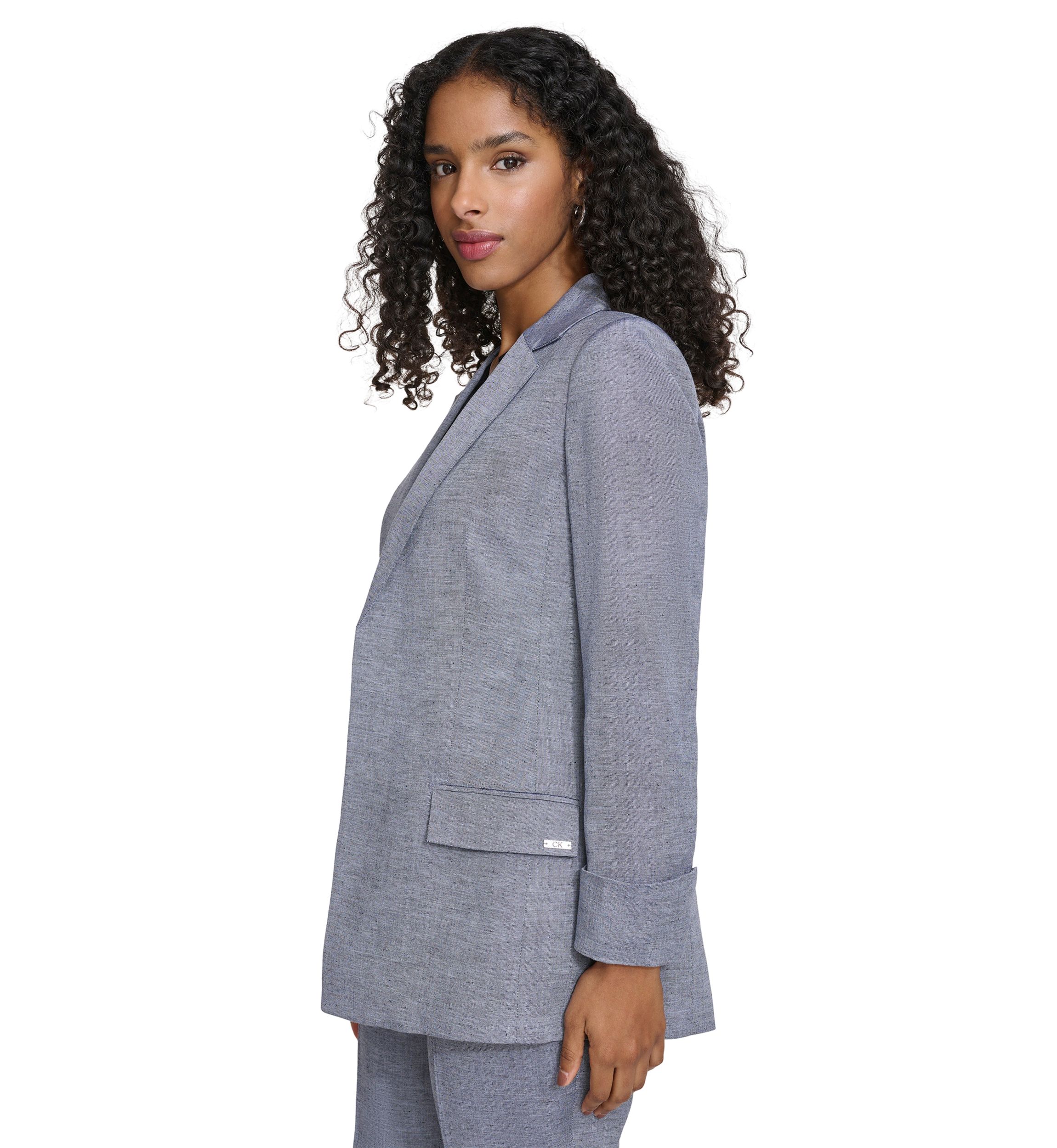 Womens Novelty Open Front Jacket