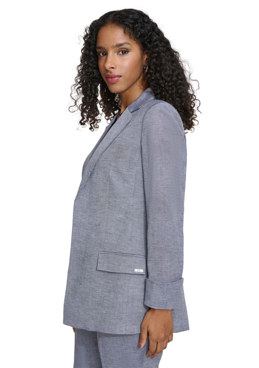 Womens Novelty Open Front Jacket
