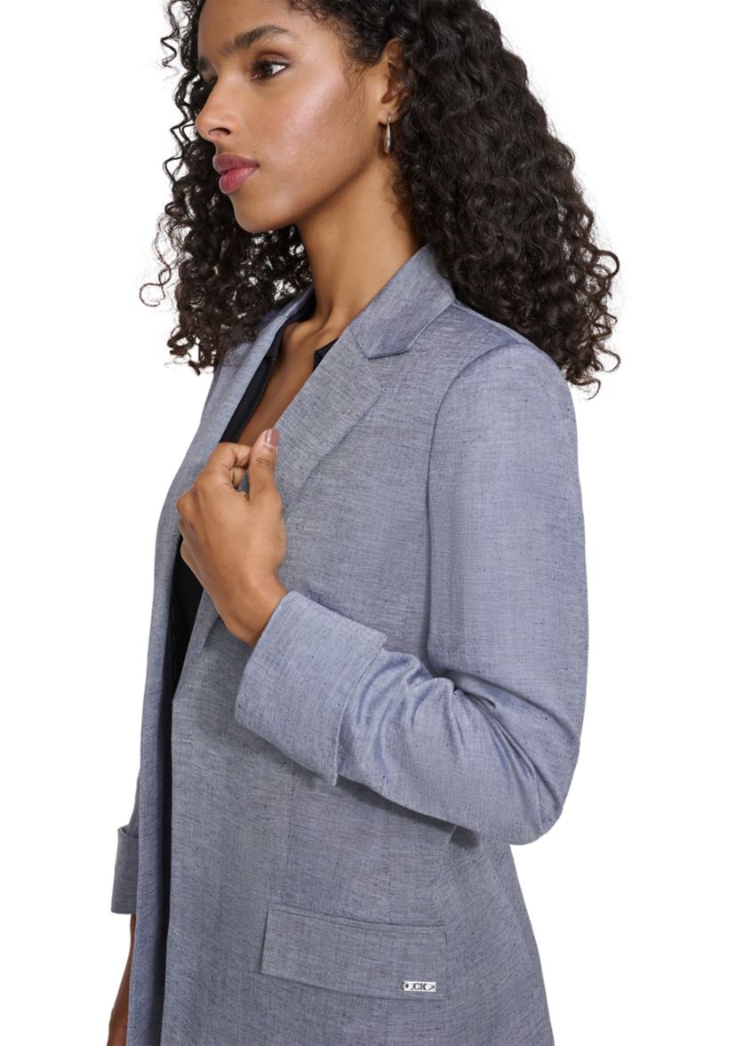 Womens Novelty Open Front Jacket