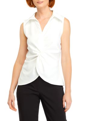 Calvin klein women's tops clearance hotsell