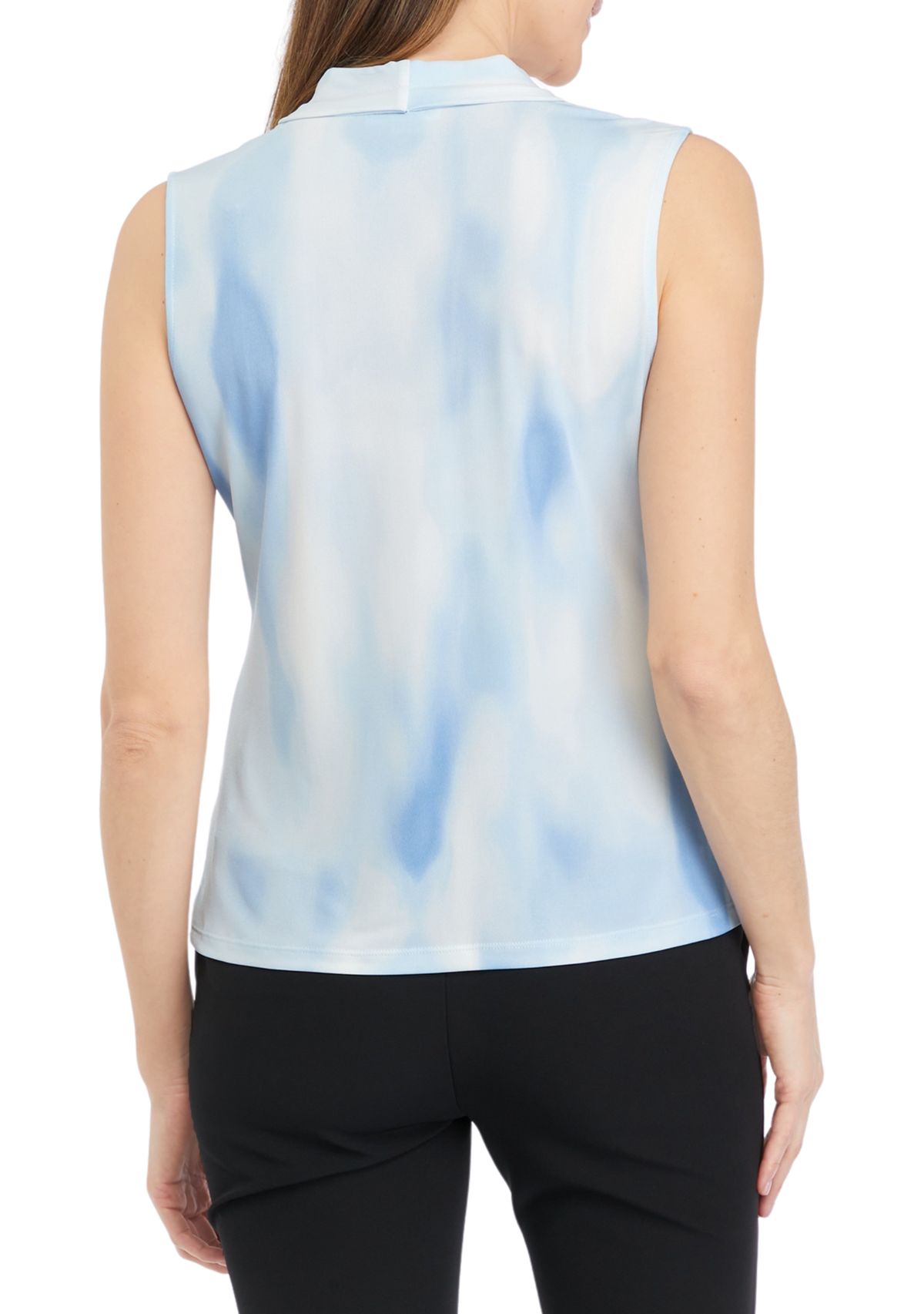 Womens Printed Sleeveless V-Neck Cami