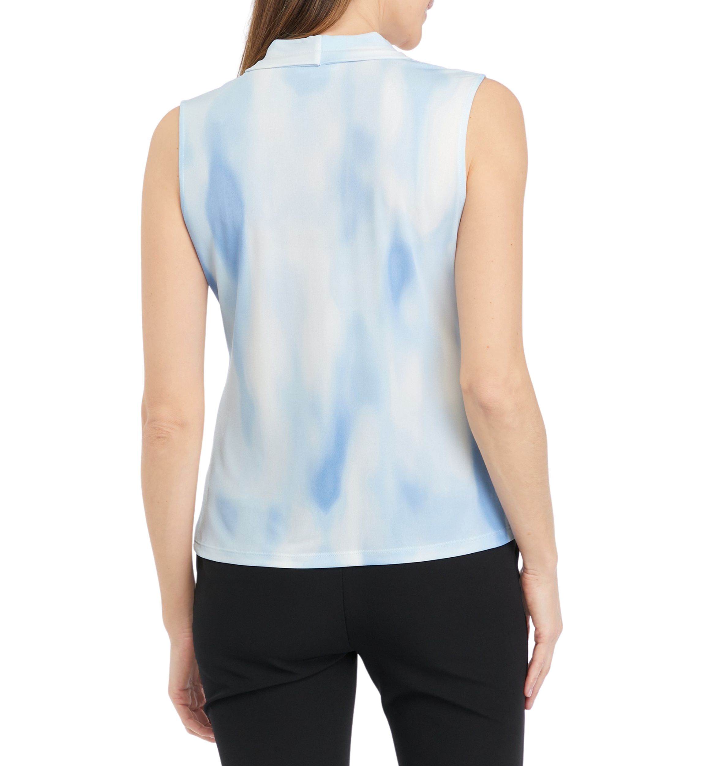 Womens Printed Sleeveless V-Neck Cami