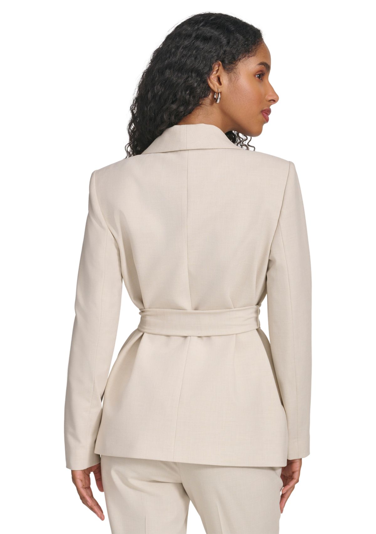 Womens Novelty Tie Waist Suit Separate Jacket