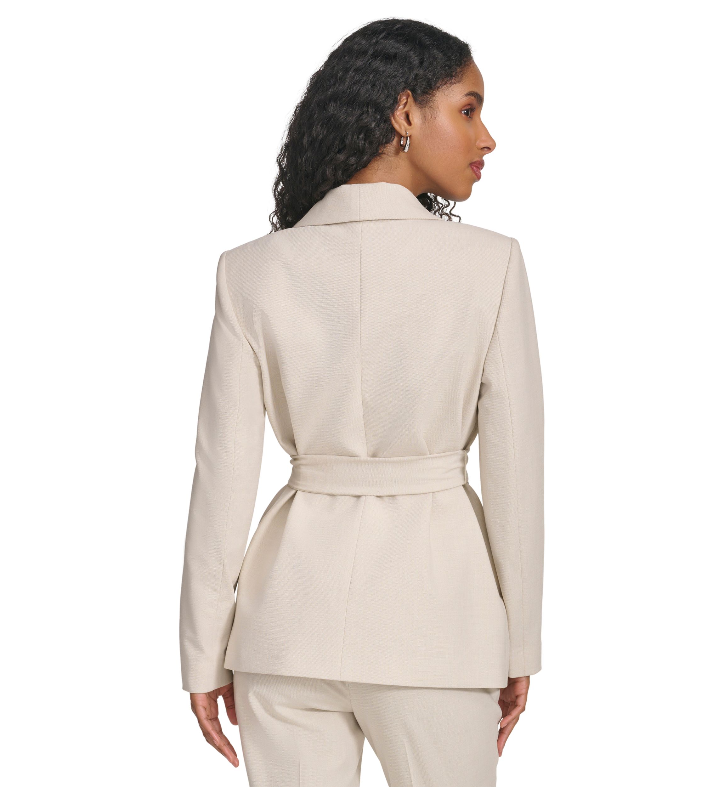 Womens Novelty Tie Waist Suit Separate Jacket