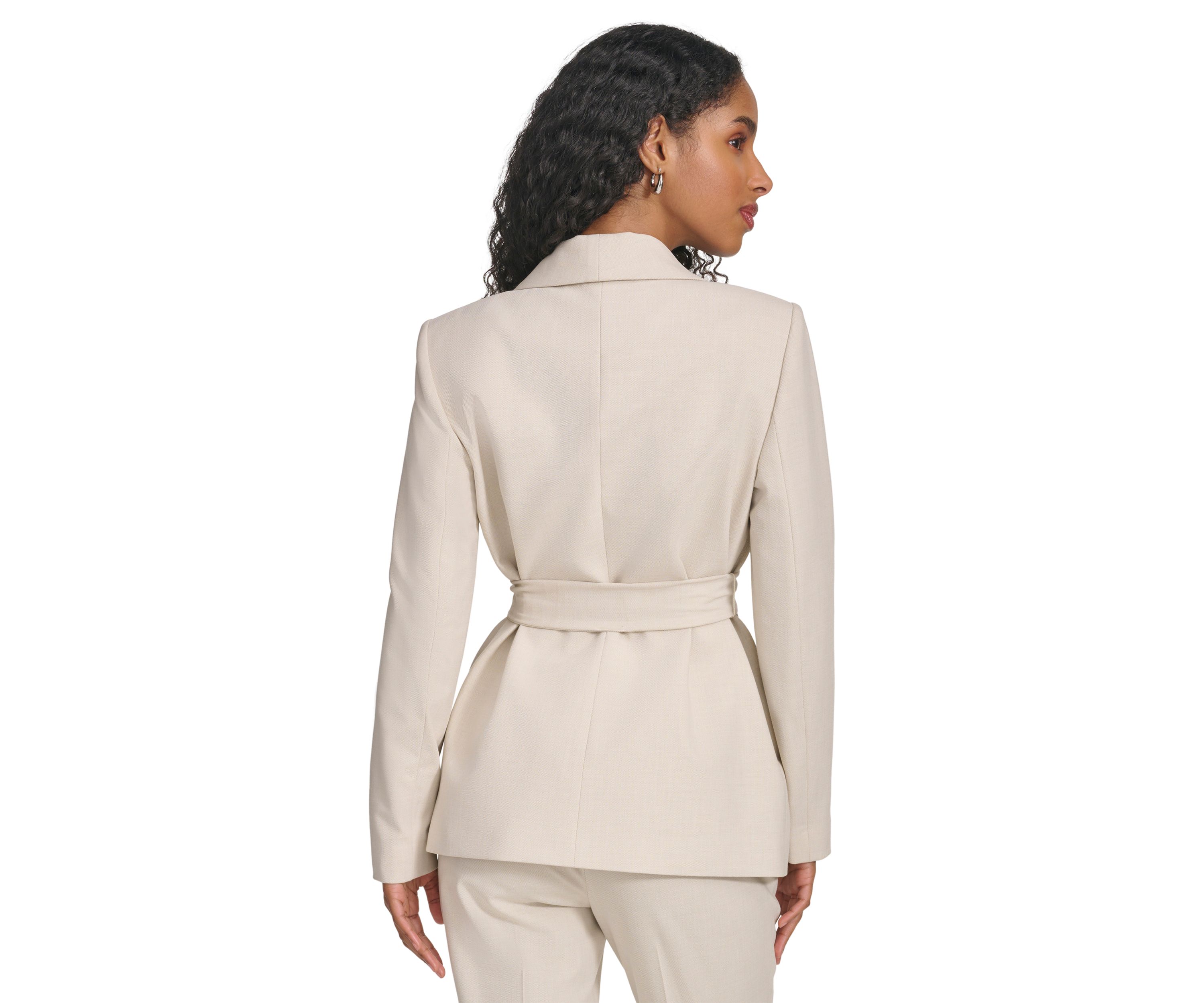 Womens Novelty Tie Waist Suit Separate Jacket