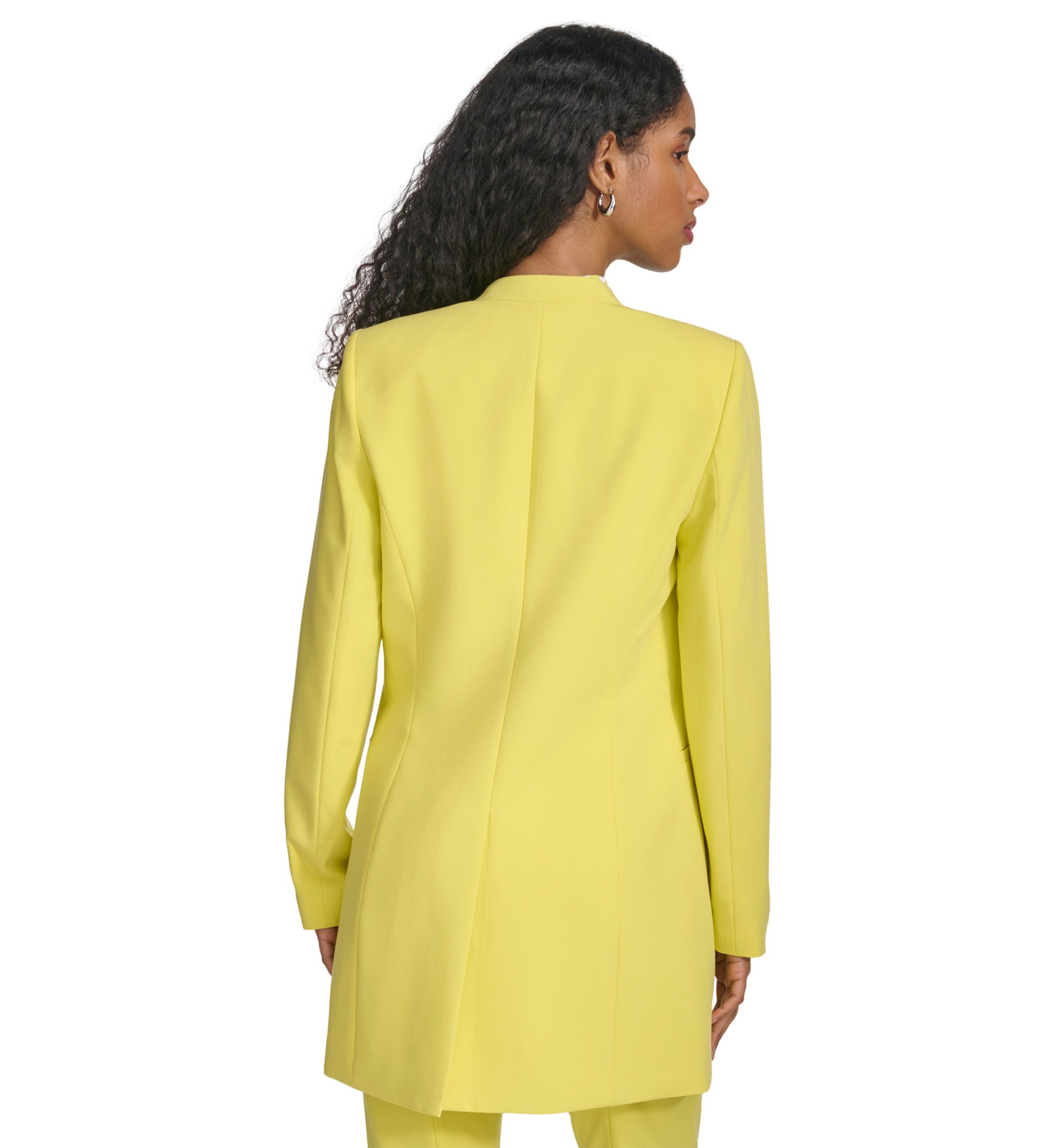 Womens Long Sleeve Open Front Suit Jacket
