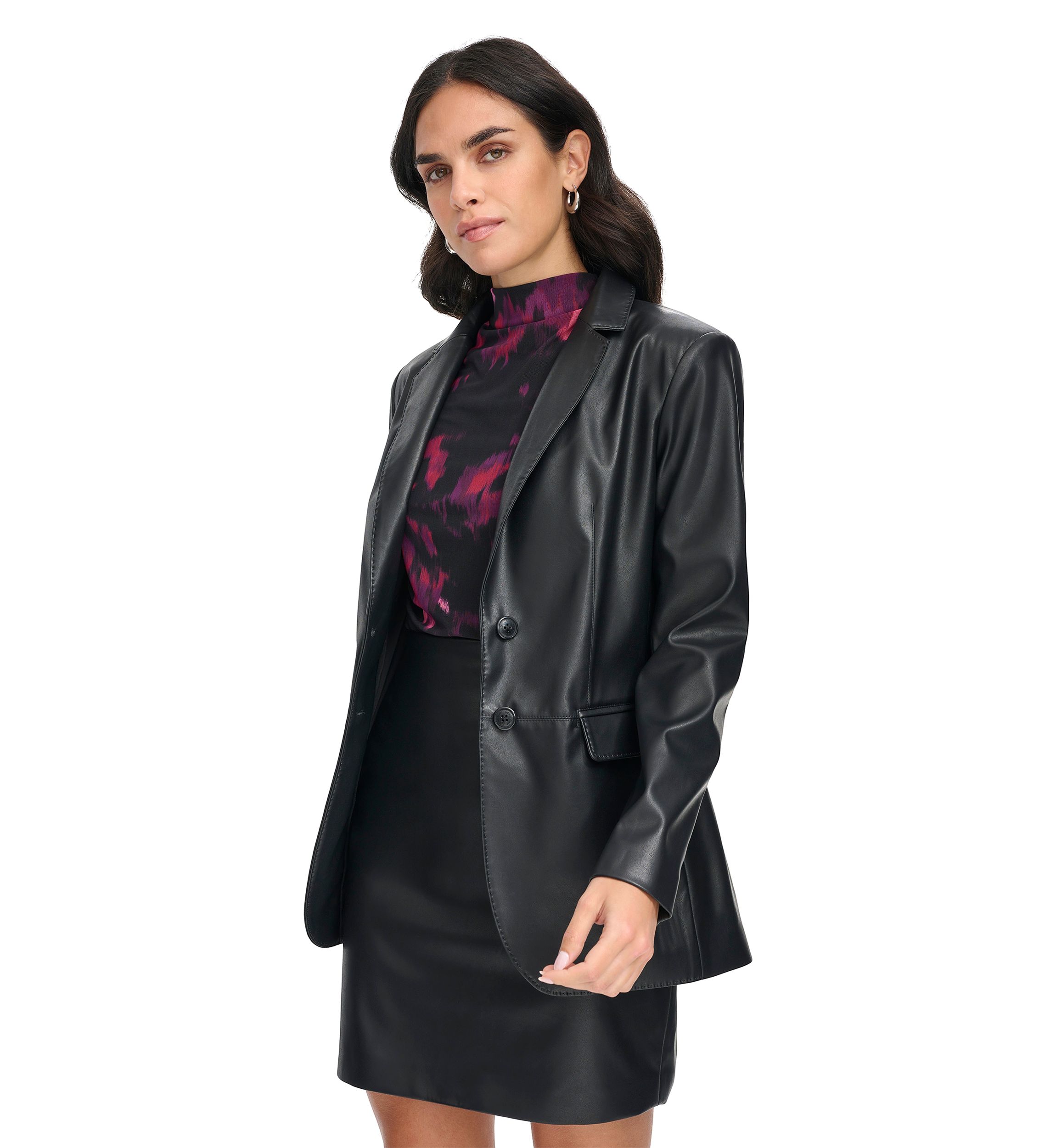 Womens Two Button Blazer