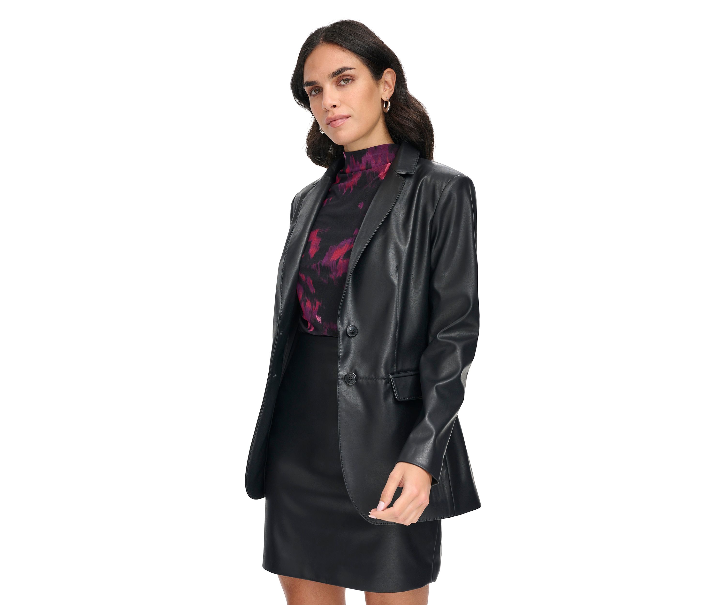 Womens Two Button Blazer