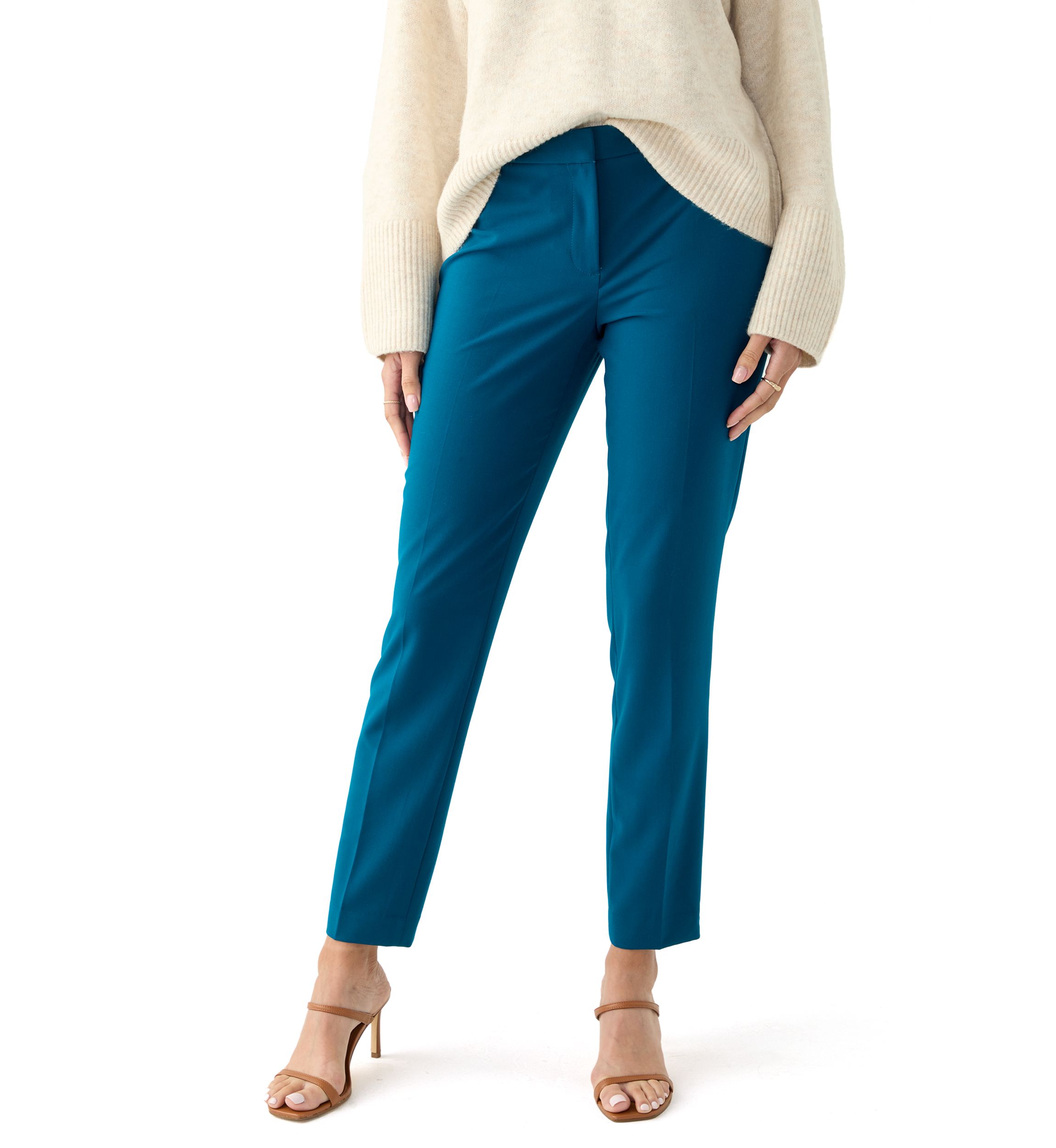 Womens Slim Highline Ankle Pants