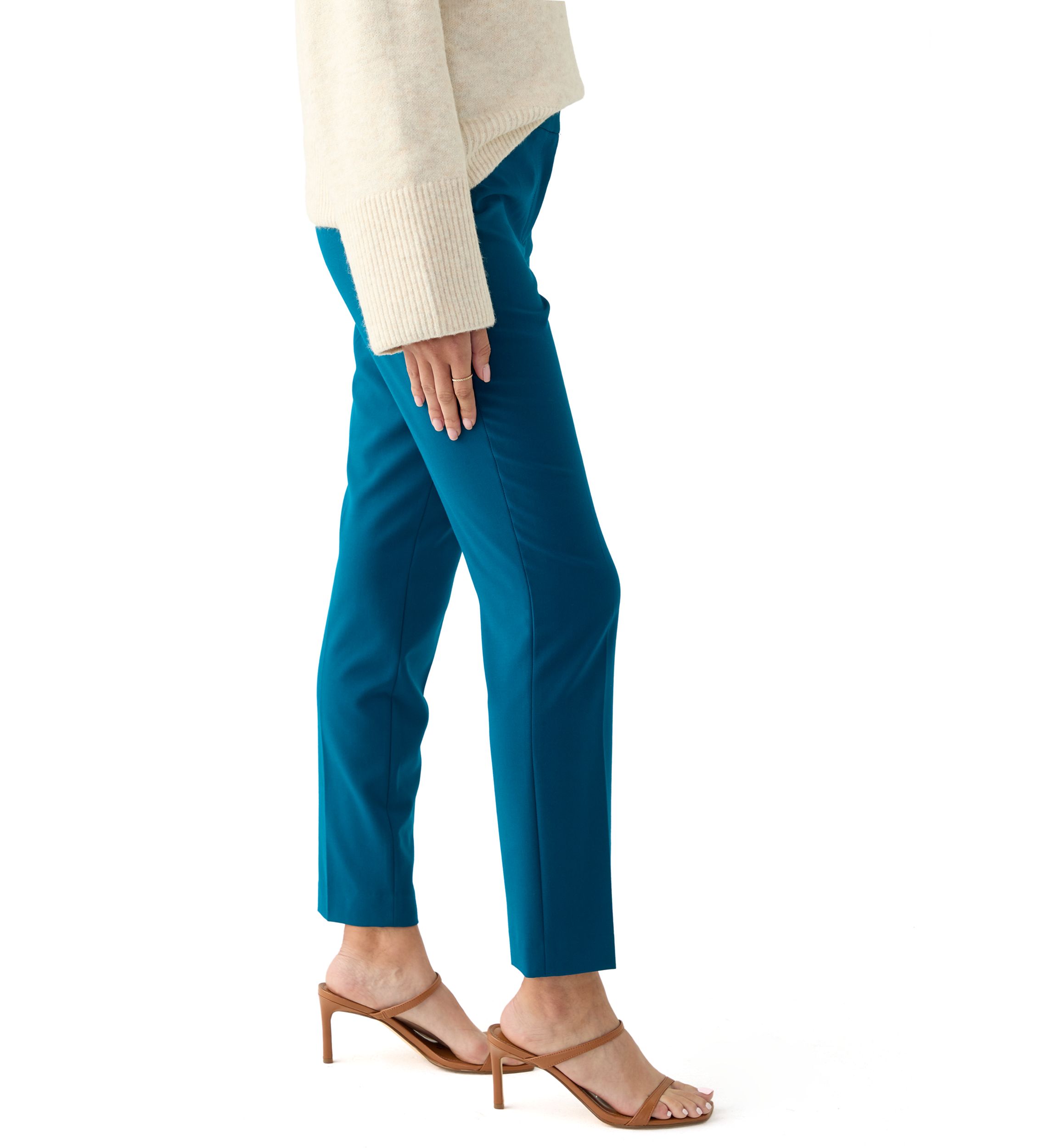 Womens Slim Highline Ankle Pants