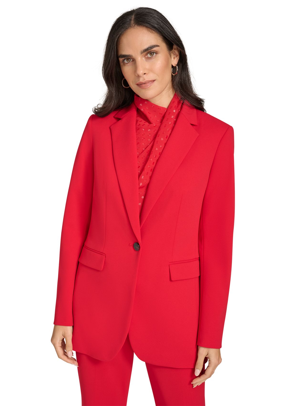 Womens Scuba Crepe Jacket