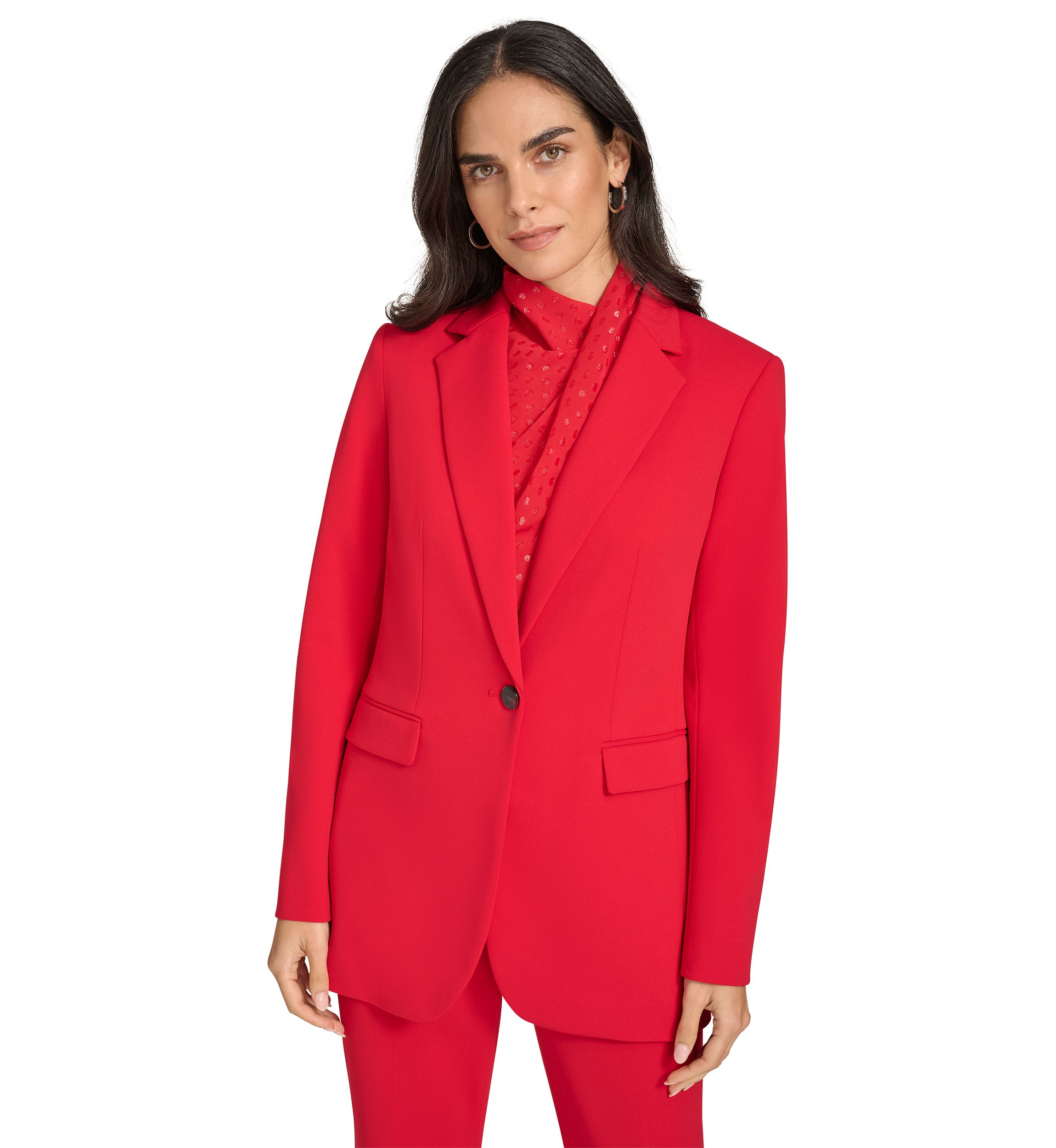 Womens Scuba Crepe Jacket