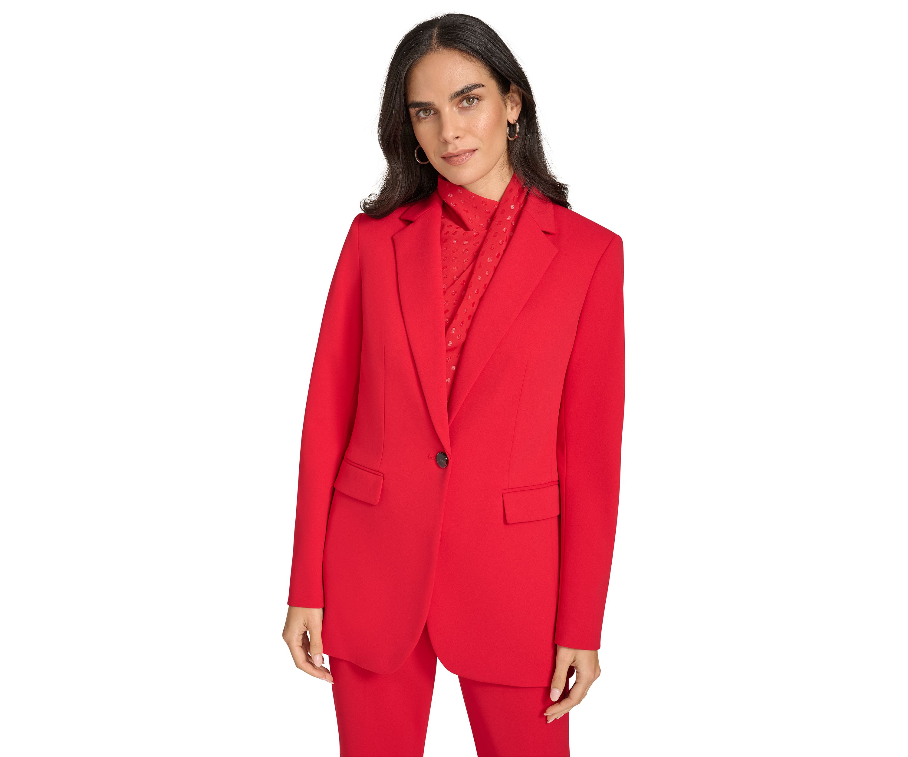 Womens Scuba Crepe Jacket