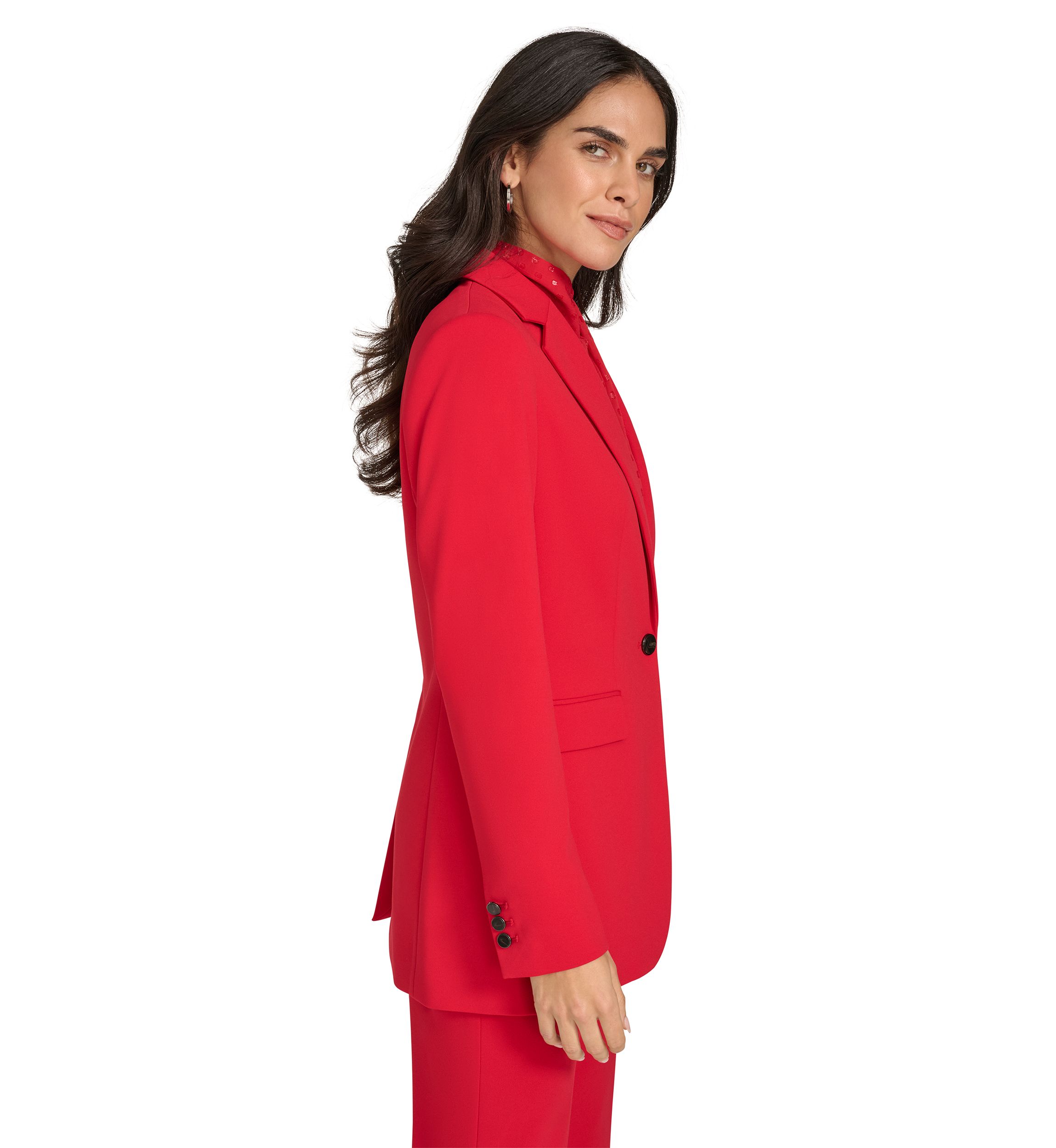 Womens Scuba Crepe Jacket