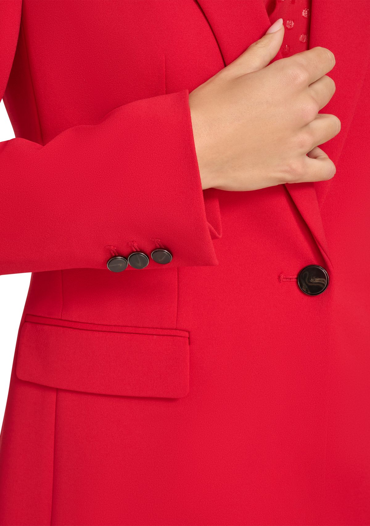 Womens Scuba Crepe Jacket