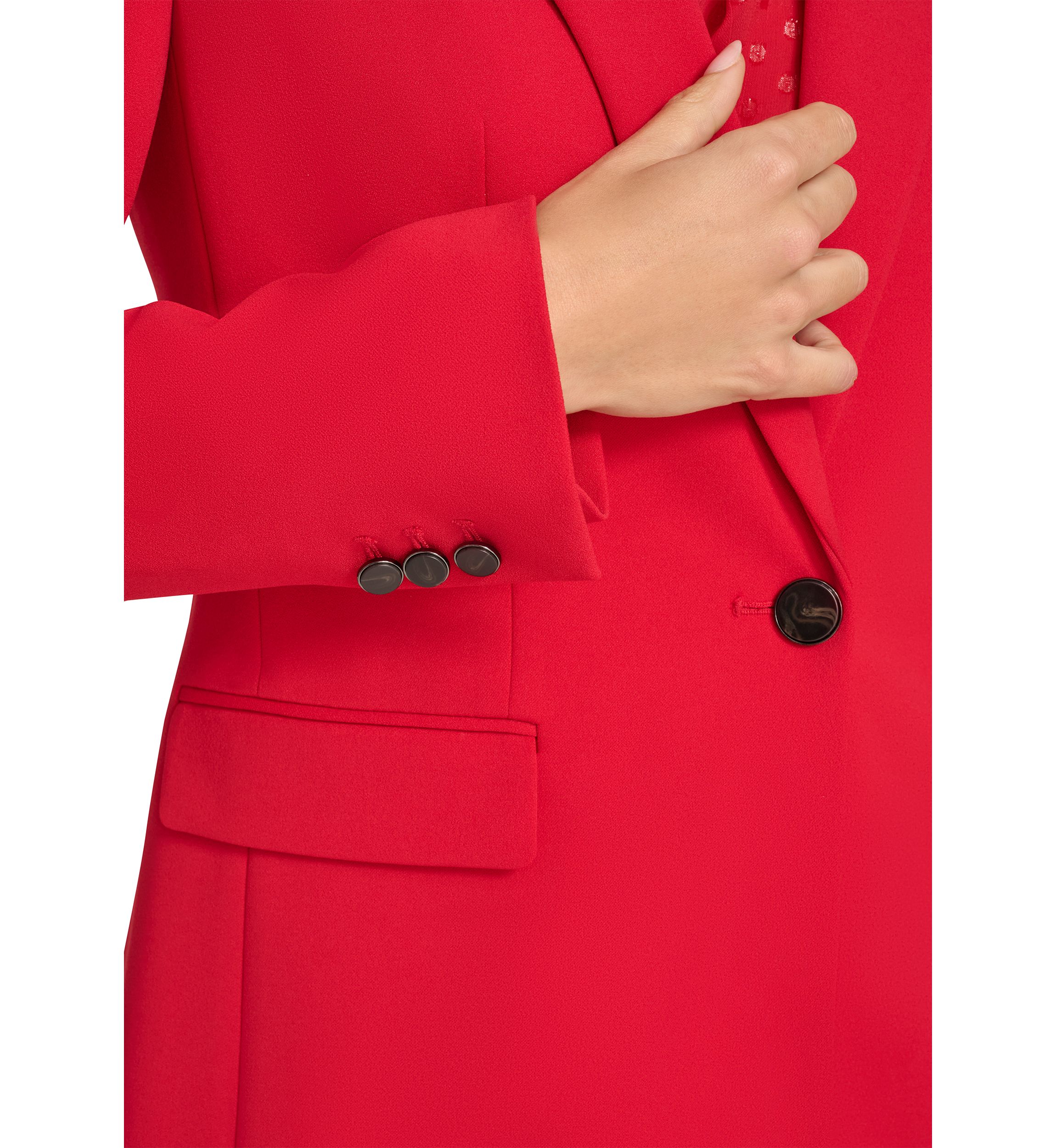 Womens Scuba Crepe Jacket