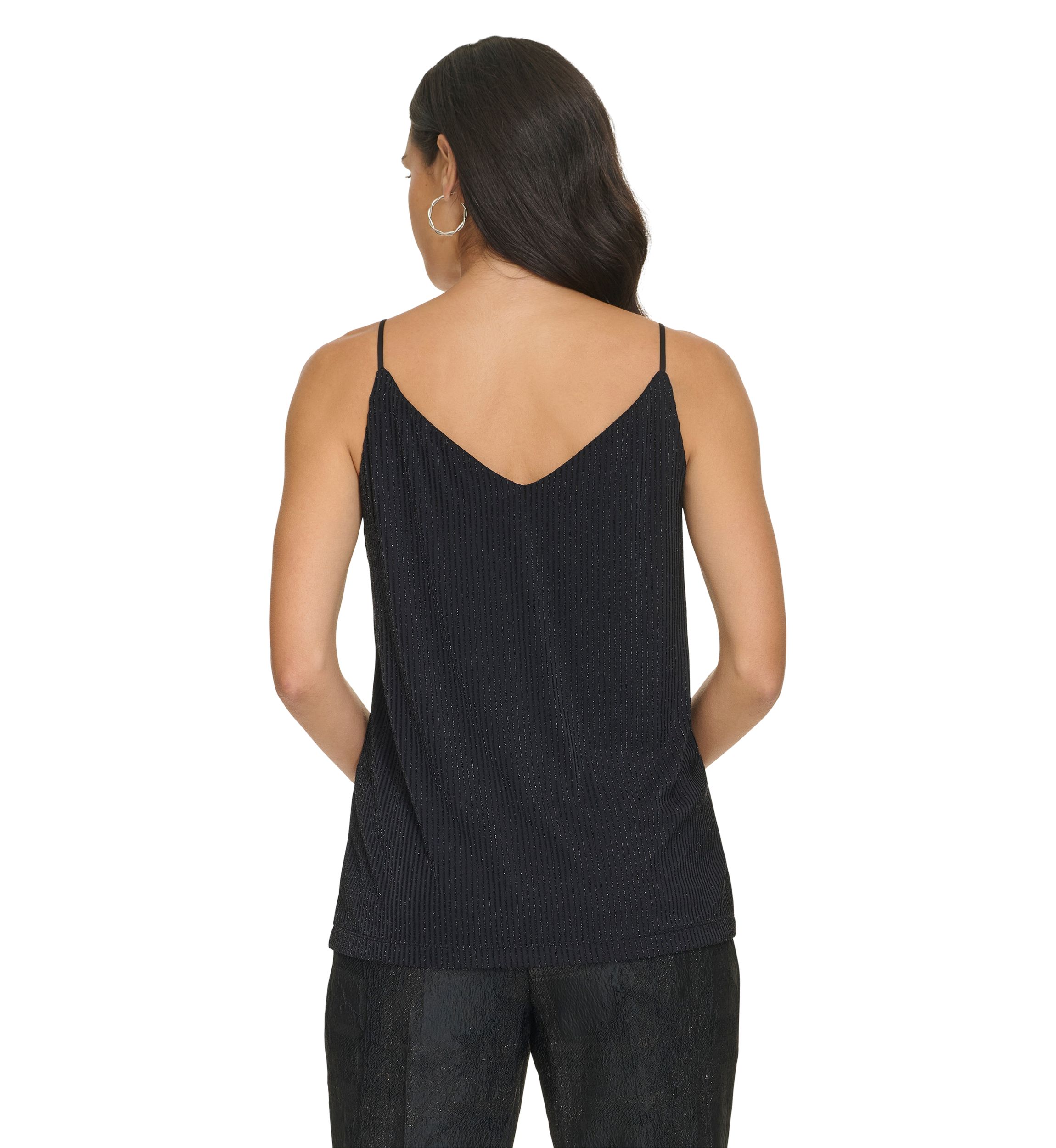 Womens Sparkle Rib Cami