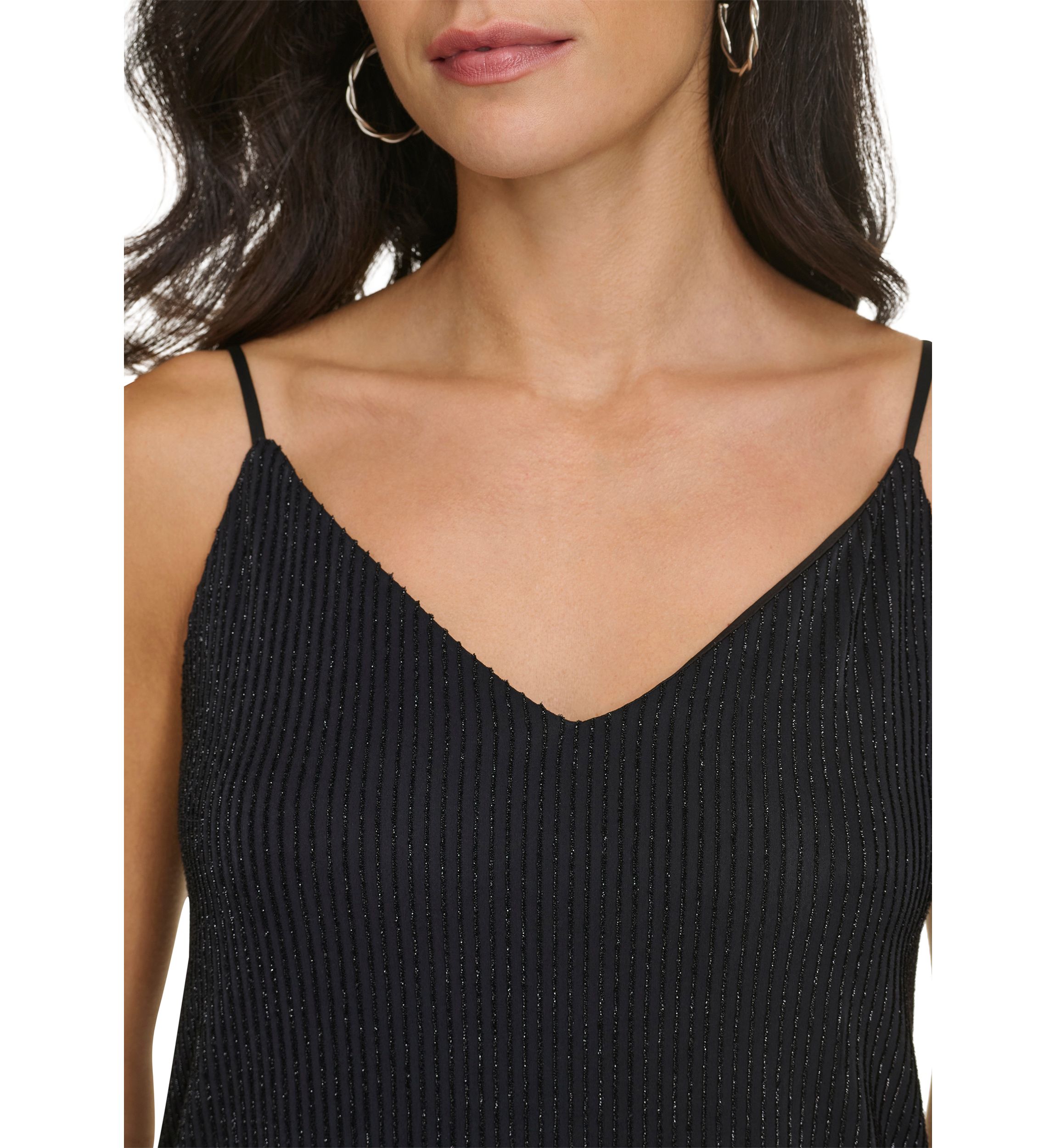 Womens Sparkle Rib Cami