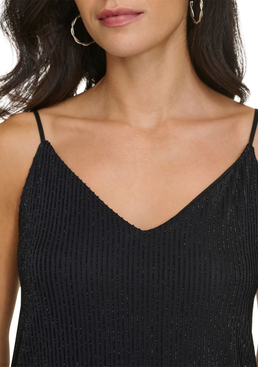 Womens Sparkle Rib Cami
