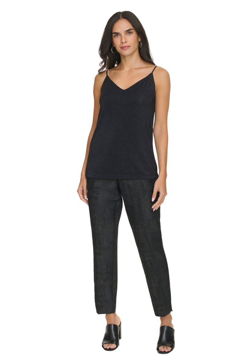 Womens Sparkle Rib Cami