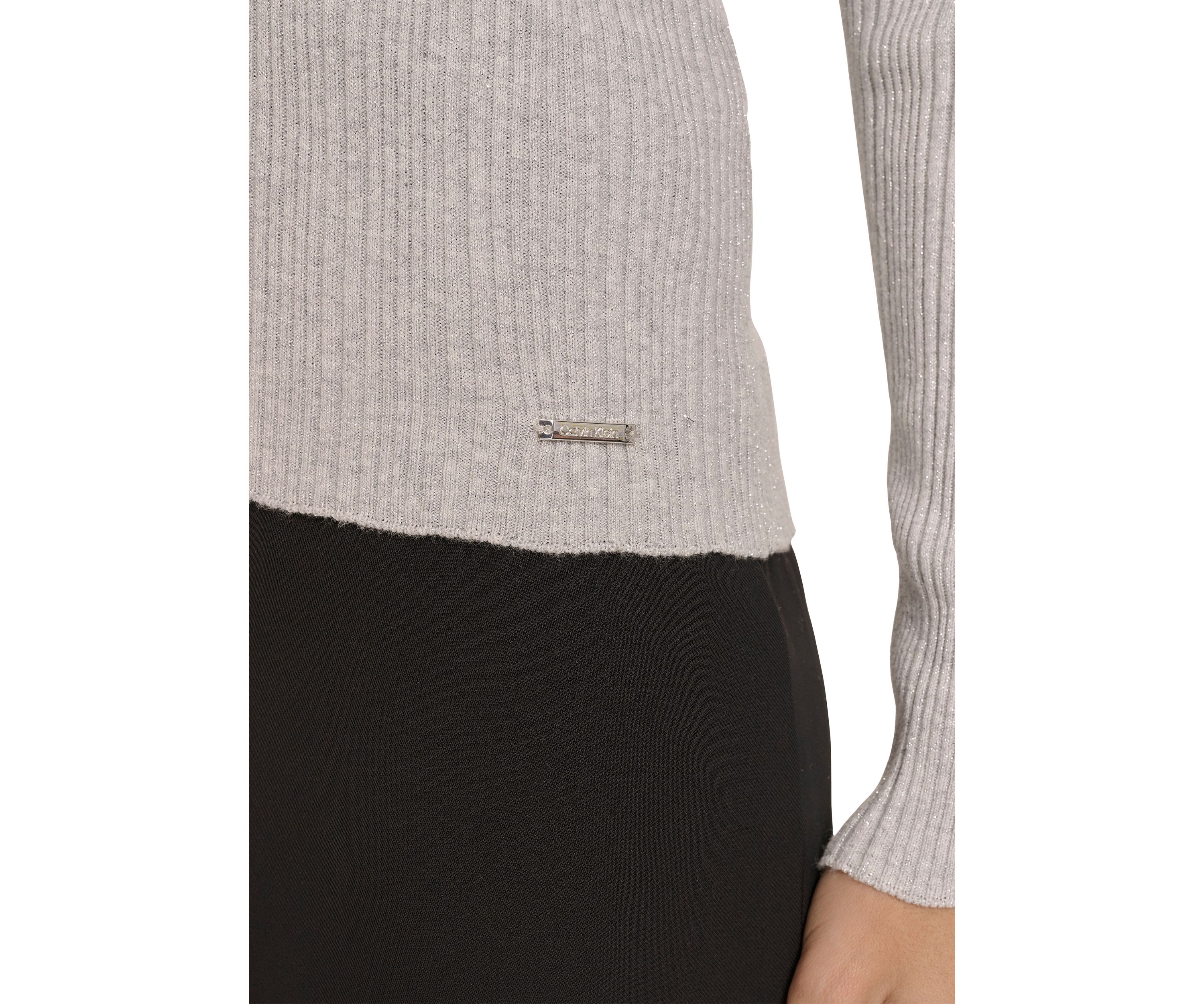 Womens Long Sleeve V-Neck Collared Sweater