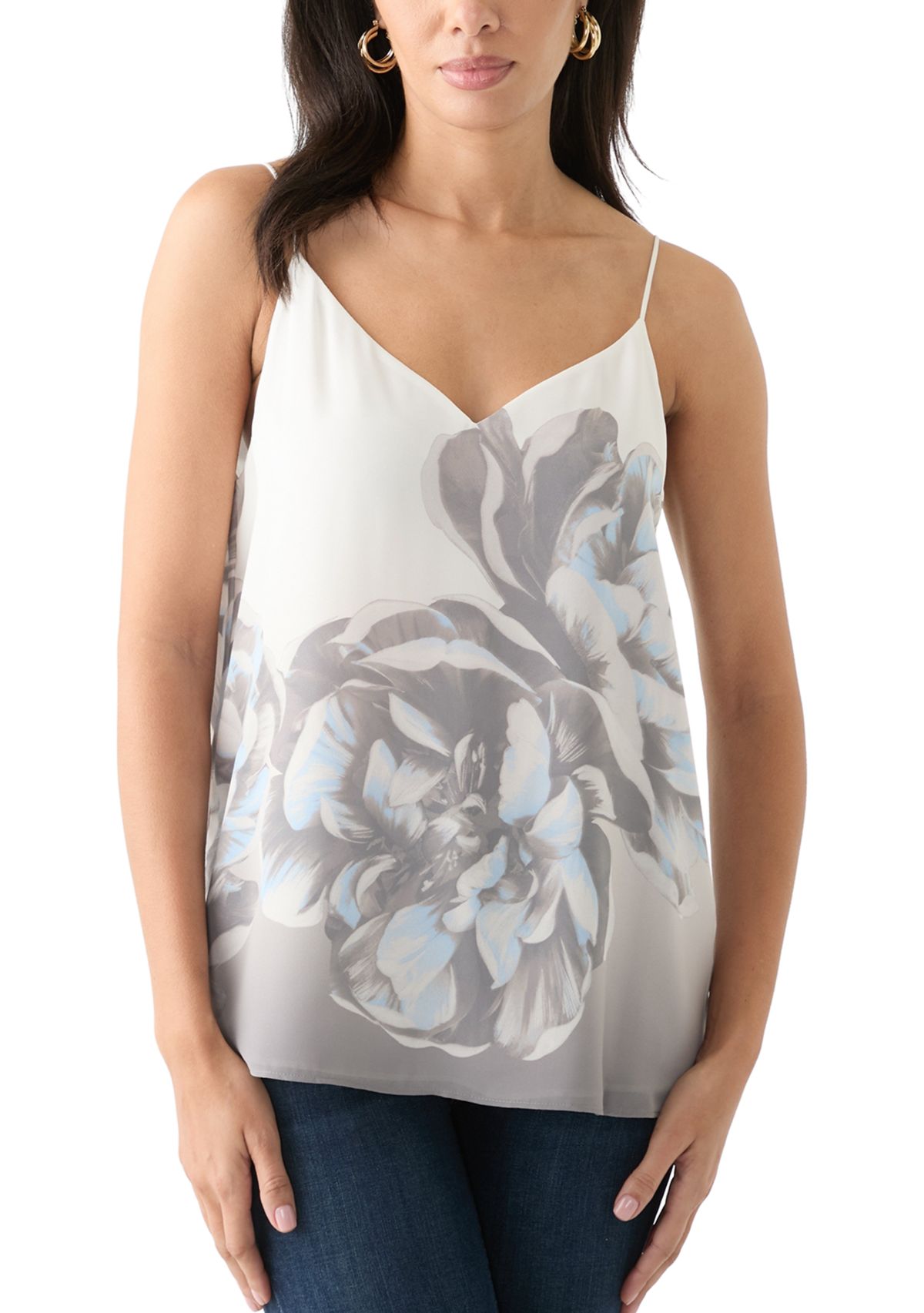 Womens Printed Strappy Cami