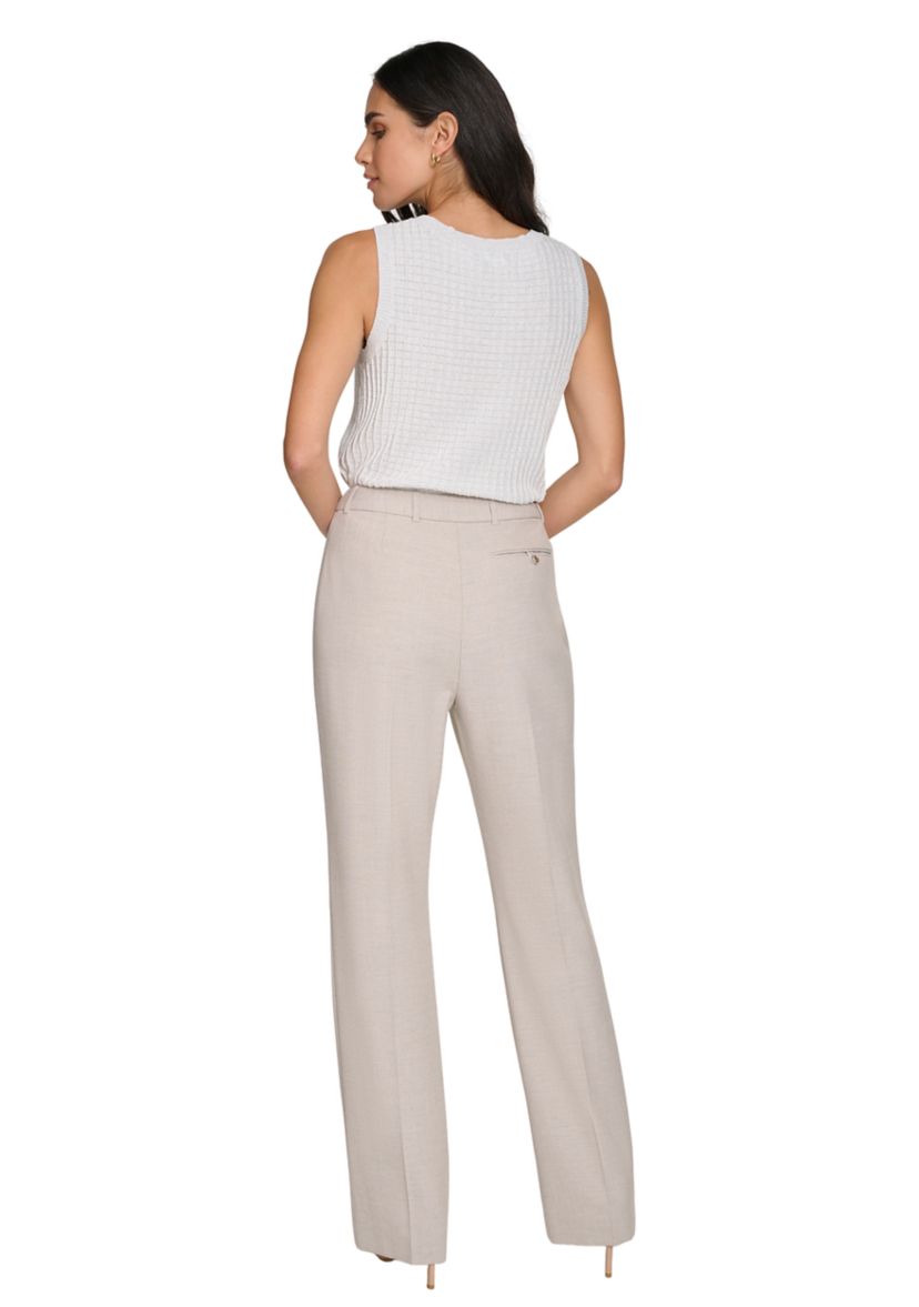 Womens Herringbone Wide Leg Pants