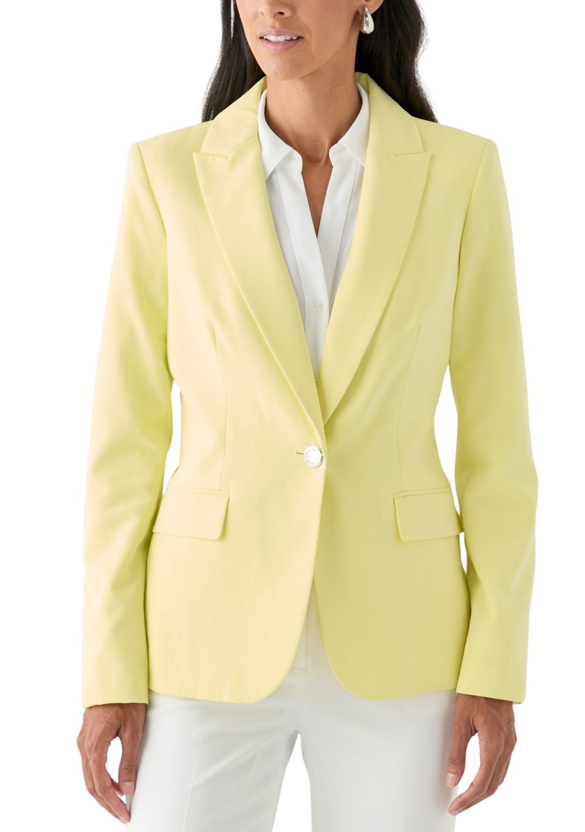 Womens One Button Lux Suit Separate Jacket