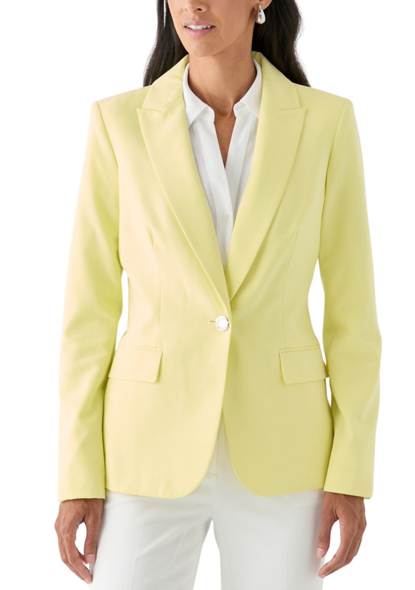Womens One Button Lux Suit Separate Jacket